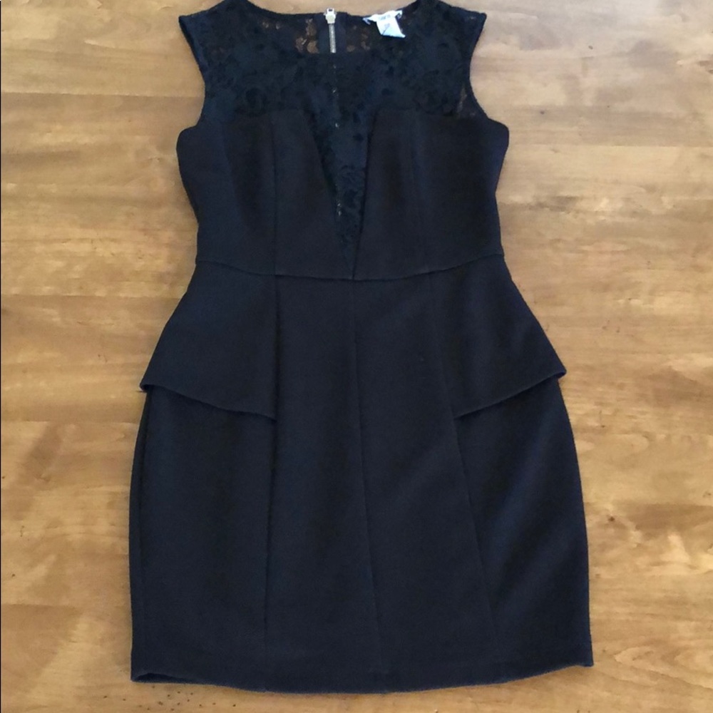 Black cocktail dress